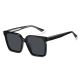 Unisex Acetate Oversized Square Fashion Polarized Sunglasses with Flat Lenses 4403