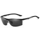 Men's Aluminium Lightweight Semi-Rimless Sports Wrap Polarized Sunglasses 5597