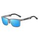 Men's Aluminum Lightweight Square Polarized Sunglasses with Spring Hinges 5540