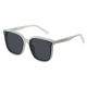 Unisex Acetate Oversized Square Polarized Sunglasses with Metal Rivets on Flat Lens 4405