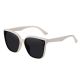 Unisex TR90 Oversized Square Fashion Sunglasses with Pins on Flat Nylon Lenses 2705