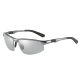 Men's Aluminium Half Rim Wrap Around Sport Photochromic Polarized Sunglasses 5961