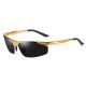 Men's Aluminum Semi-rimless Wrap Around Outdoor Sport Polarized Sunglasses 5804