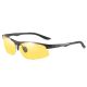 Men's Aluminum Sport Wrap Day-Night Vision Glasses with Photochromic Polarized Lenses 5007