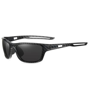 Unisex TR90 Wrap-around Sports Polarized Sunglasses with Adjustable Nose Pads 2059