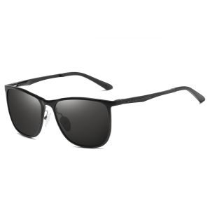 Unisex Aluminum Full Frame Lightweight Square Polarized Sunglasses 5937
