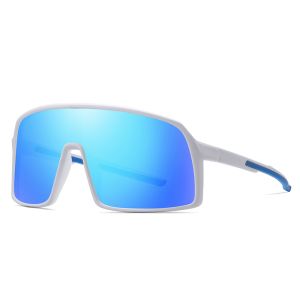 Unisex TR-90 Lightweight Oversized Shield Sport Polarized Sunglasses 2076