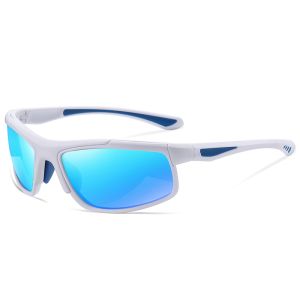Unisex TR90 Wrap-around Sport Sunglasses with Interchangeable Polarized Lenses 2083